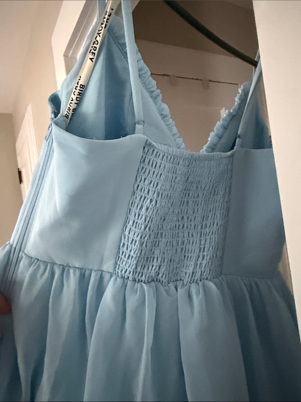 Birdy Grey Lola Sky Blue Tiered Maxi Dress - Picture 3 of 3